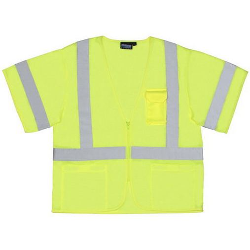 Custom Logo ERB's Class 3 Mesh Zipper Safety Vest - S440